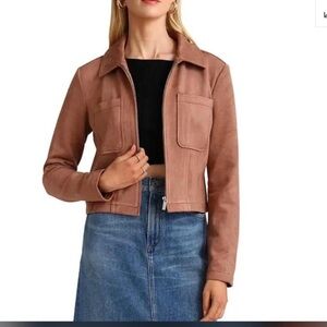 Bagatelle Faux Suede Jacket